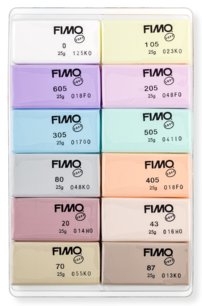 FIMO soft sada 12 farieb 25 g PASTEL